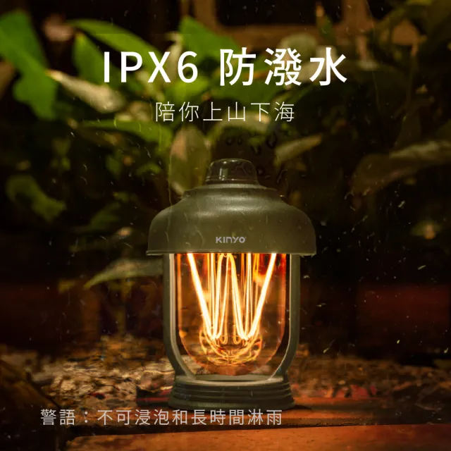 【KINYO】玩轉氣氛LED露營燈(CP-088)