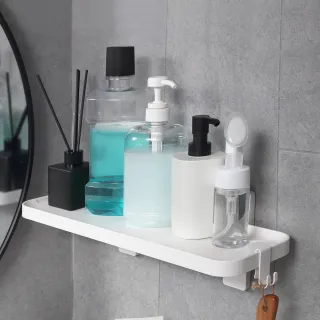 【3M】無痕極淨防水收納系列 多功能置物架 免釘免鑽(廚房/衛浴/臥室皆適用) 