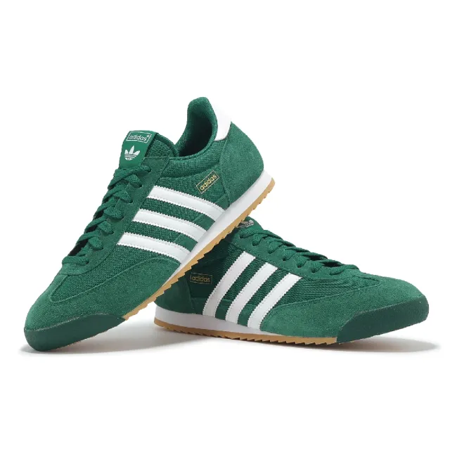 【adidas 愛迪達】休閒鞋 R71 男鞋 綠 白 膠底 麂皮 復古 愛迪達(IH1326)