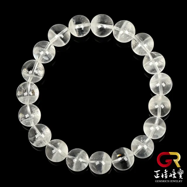 【正佳珠寶】白幽靈 異象聚寶盆幽靈 10mm 白幽靈手珠｜日本彈力繩