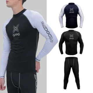 【SPRS】速比爾 IC08 重機滑衣滑褲 騎士人身部品 極涼感 吸濕排汗 分離式2件組(吸濕排汗 台灣製造)