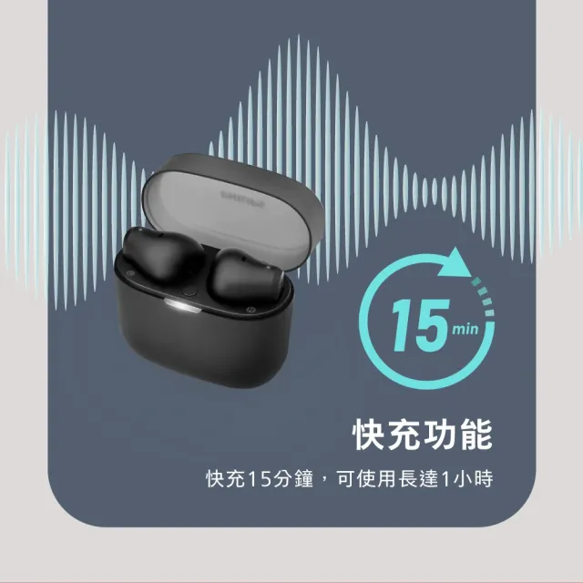 【Philips 飛利浦】長續航專業調音真無線藍牙耳機-TAT2139