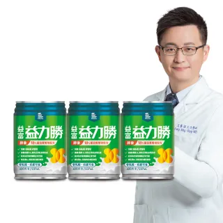 【益富】益力勝 勝後18%蛋白質管理配方 237ml*24入*3箱(低糖、低鈉/磷、鉀管理)