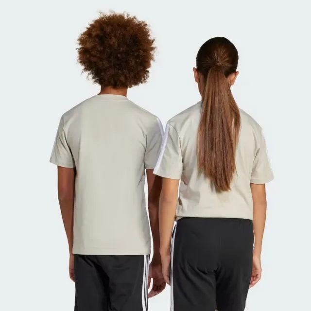 【adidas 愛迪達】ESSENTIALS 兒童短袖上衣(JN7995 兒童運動上衣 大童短袖上衣)