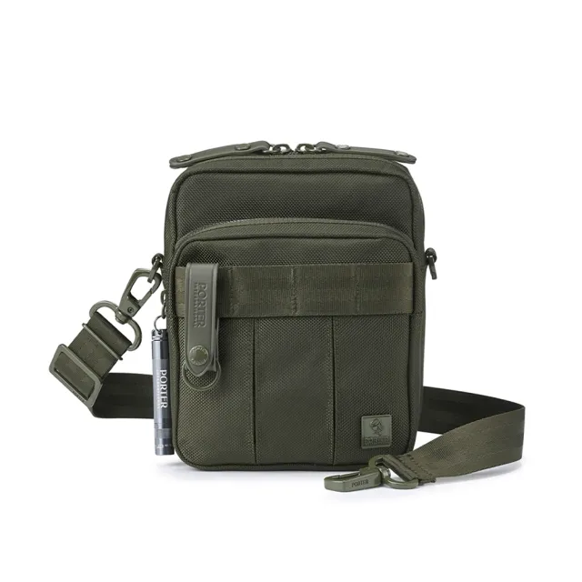 【PORTER INTERNATIONAL】自信經典NEW HEAT斜背包(森林綠)