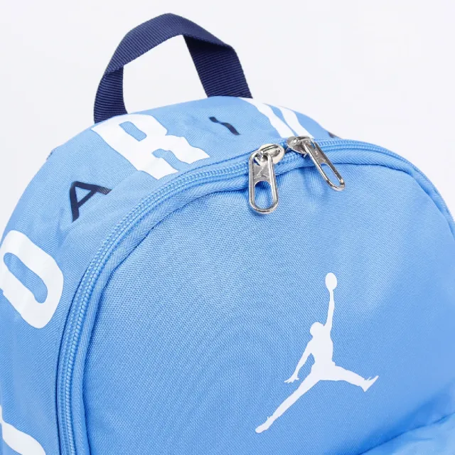 【NIKE 耐吉】後背小包 Air Jordan Mini 兒童款 女款 藍 雙肩包 書包 包包 JD2523016TD-001