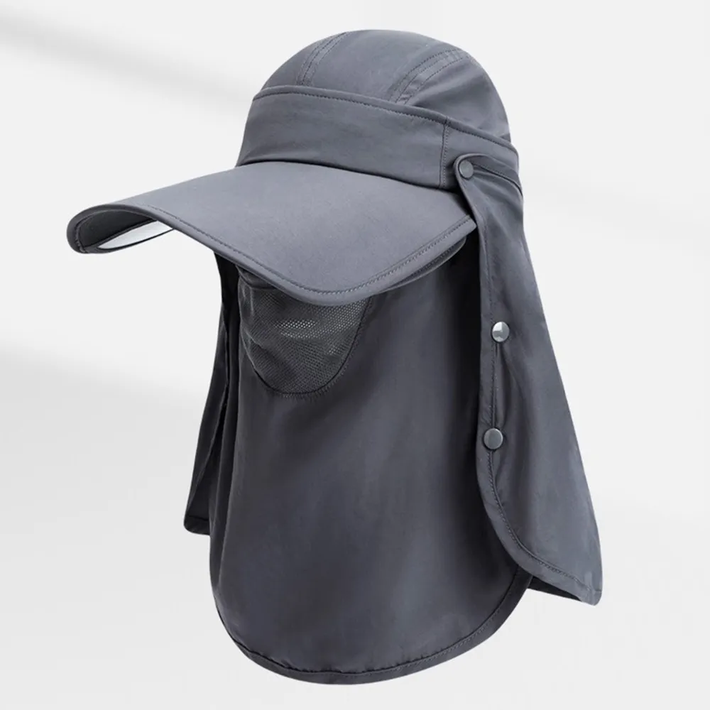 【MoonDy】帽子 遮陽帽 女帽 登山帽 釣魚帽 露營帽 戶外帽 防紫外線 帽簷 可拆卸 護頸 防