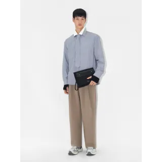 【PEDRO】Elliott 皮革手拿包-黑色(小CK集團品牌 官方直營 新品上市)