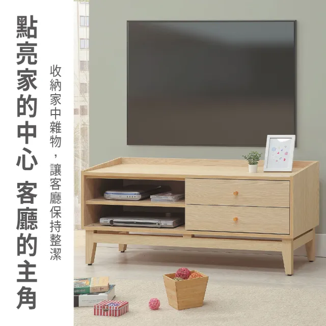 【ASSARI】4尺喬伊電視櫃(寬120x深40x高54cm)