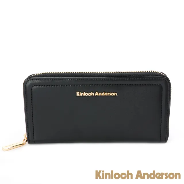 【Kinloch Anderson】Carol 拉鍊長夾(優雅黑)