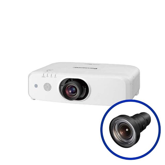 【Panasonic 國際牌】PT-EZ590T 5400流明 WUXGA 含ET-ELW31短焦鏡頭 投射比0.8-1 : 1(3LCD 燈泡工程投影機)