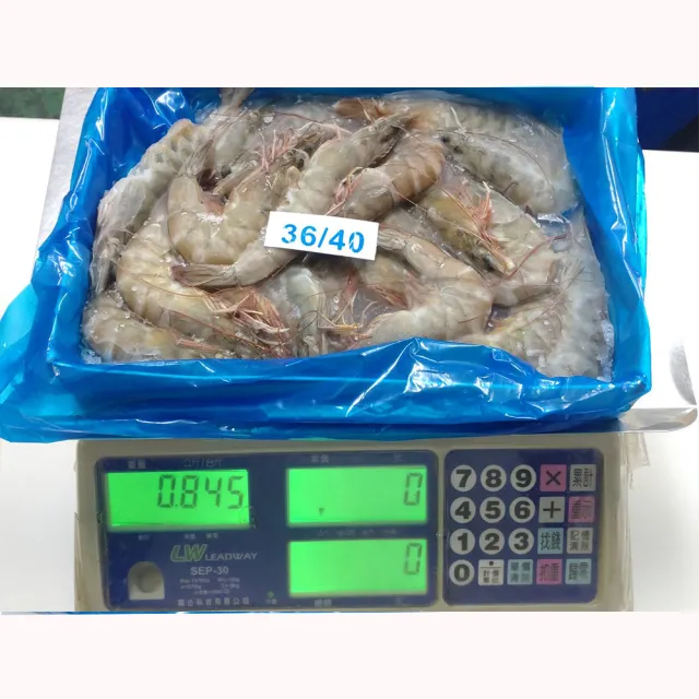 【華得水產】瓜地馬拉特大白蝦4盒(800g土10% 約10-15尾/盒)