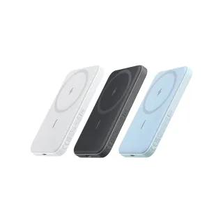 【ANKER】官方授權直營  A1610 Anker MagGo 磁吸行動電源 5000mAh 1.1公分(黑/白/藍  具Wh標示)