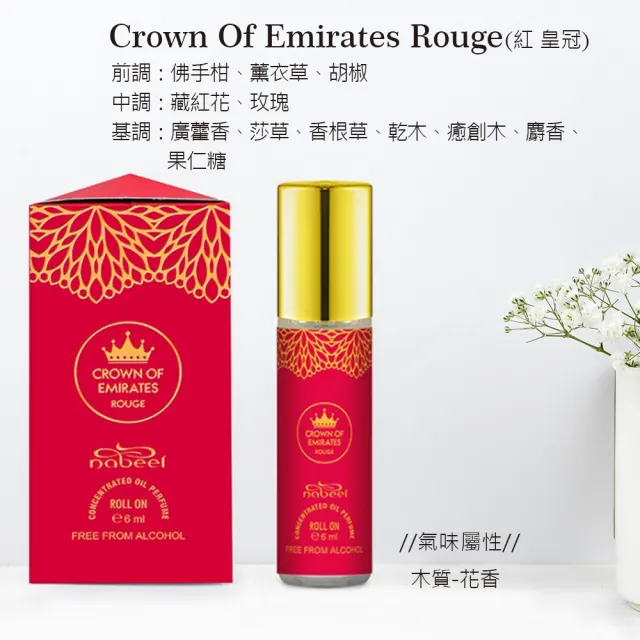【Nabeel】Perfume Oil 隨身精油香水6ml_多款任選III(調香大師系列_杜拜原裝-專櫃公司貨)