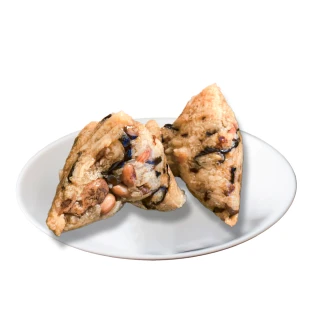 【品香肉粽】暢銷組合_台南經典素粽6入+台南傳統肉粽6入(肉粽/端午/南部粽/粽子/古早味/素粽)