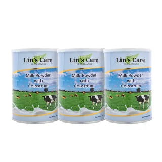 【Lin’s Care】紐西蘭高優質初乳奶粉450gX3罐