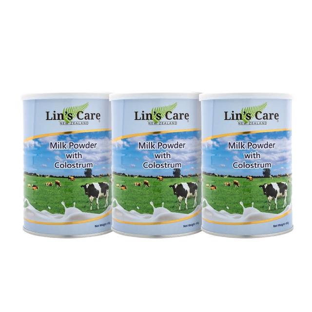 【Lin’s Care】紐西蘭高 初乳奶粉450gX3罐