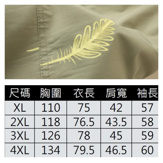 【ASister 小姊姊】現貨在庫★防風外套☆*連帽羽毛印花*Plus+拉鍊風衣(3色 XL-4XL T62 1951 #AS0730)