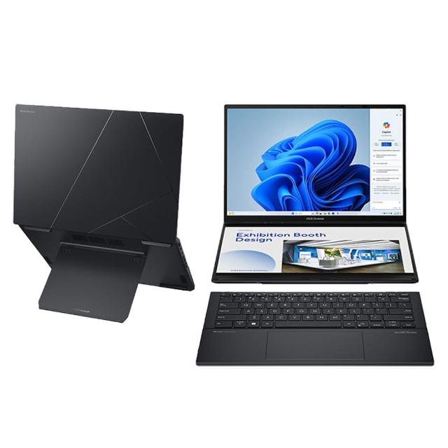 【ASUS 華碩】14吋Ultra 9輕薄AI筆電(ZenBook Duo UX8406CA/Ultra 9-285H/32G/1TB SSD/W11/OLED/可觸控)
