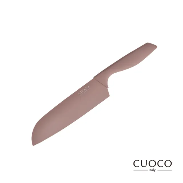 【CUOCO】北歐粉彩-420不鏽鋼三德刀32cm(附刀套/7.3吋)