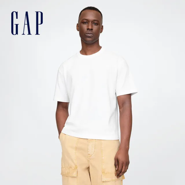 【GAP】男女裝 Logo純棉小熊印花刺繡圓領短袖T恤POLO衫-多款任選(607465&715775&708395&586306)