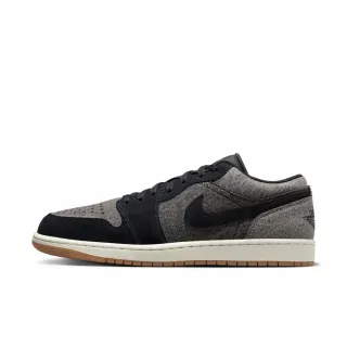 【NIKE 耐吉】AIR JORDAN 1 LOW SE 男鞋 休閒鞋 運動鞋  AJ1 牛仔丹寧 黑灰(HJ4360001)