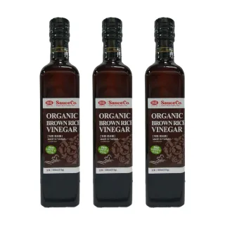 【味榮】有機糙米醋500ml*3瓶