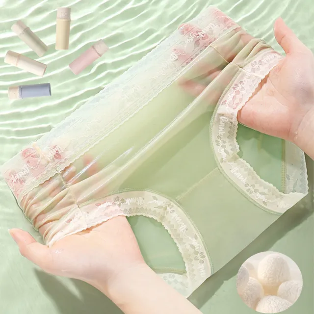 【I.RISS 伊莉絲】5件組-升級版冰肌面膜7A蠶絲內褲(顏色隨機/出清品售完不補)