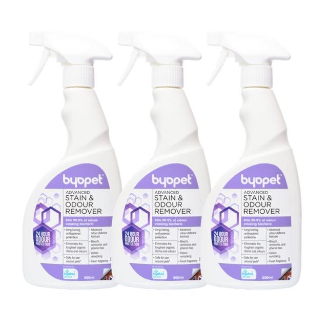 【Byopet】寵物抗菌 去漬除臭噴劑升級版 500ML*3入(8009)