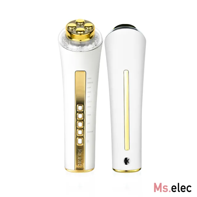 【Ms.elec 米嬉樂】『24K金升級版』逆齡緊緻煥膚儀 SV-002(緊實塑顏/抗老撫紋/動態舒緩波/導入儀)