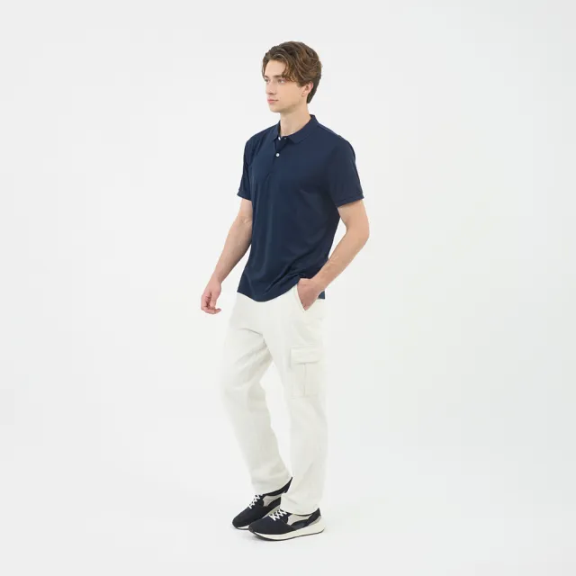 【GIORDANO 佐丹奴】男裝短袖POLO衫 Liquid Touch系列(27 新海軍藍)