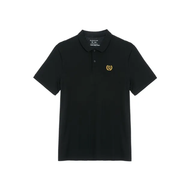 【GIORDANO 佐丹奴】男裝短袖POLO衫 Liquid Touch系列(09 標誌黑)