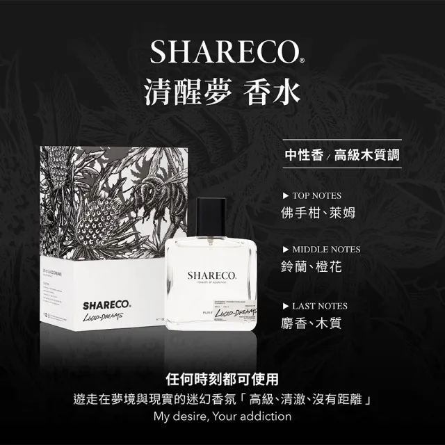 【SHARECO】經典香水100ml(多款任選)