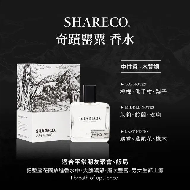 【SHARECO】經典香水100ml(多款任選)