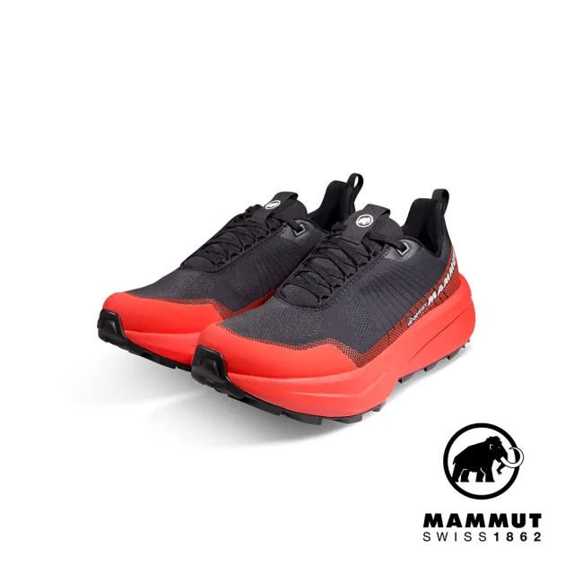 【Mammut 長毛象官方直營】Aenergy Mtn Low GTX 防水低筒越野健行鞋 男款 黑/經典紅 #3030-05300