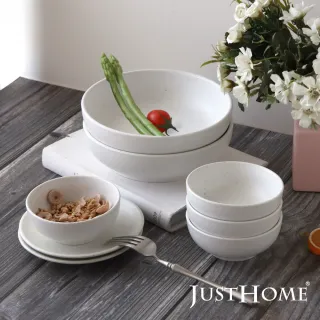 【Just Home】白晝流星陶瓷6吋點心盤(可微波 盤 點心盤 蛋糕盤 小菜盤)