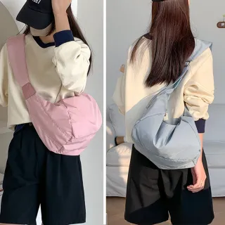 【MoonDy】雙11 女生包包 包包女 尼龍包包 A4包包 書包 餃子包 水餃包 半月包 斜背包 雲朵包 女