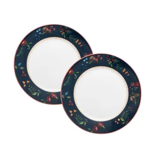 【PIP STUDIO】雙12 買一送一★Berry Blues 盤子21cm(2入/個人早餐盤)