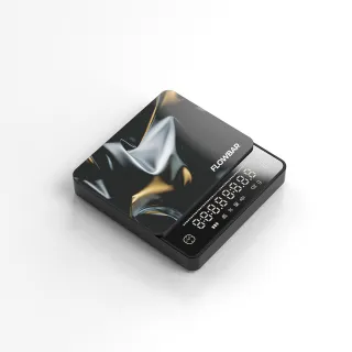 【Matrix】G1 FlowBar 便攜式玻璃金屬流速咖啡電子秤(/自動計時/粉水比/流速條顯示/義式機)