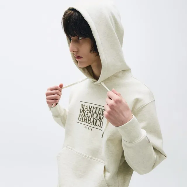 【MARITHE FRANCOIS GIRBAUD】官方旗艦 經典LOGO帽T MFG(燕麥色)