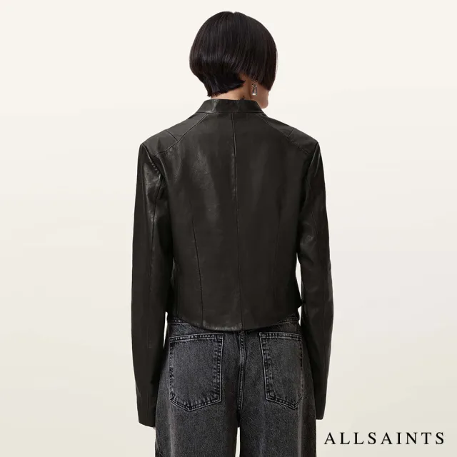 【ALLSAINTS】SADLER 簡約羊皮外套皮衣 W139LB(寬鬆版型)