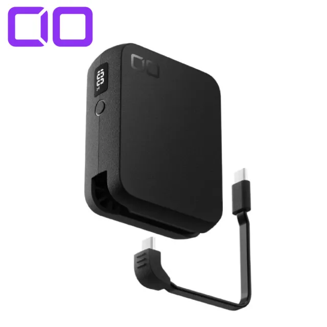 【CIO】SMARTCOBY Pro CABLE 35W快充行動電源_Type-C版(支援PD快充 自帶充電線 電量顯示)