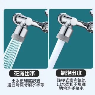 【寶媽咪】台灣1080°全精銅戰鬥水龍頭1入(贈4款轉接頭/省水50%/全精銅就是質感不同/節水器)