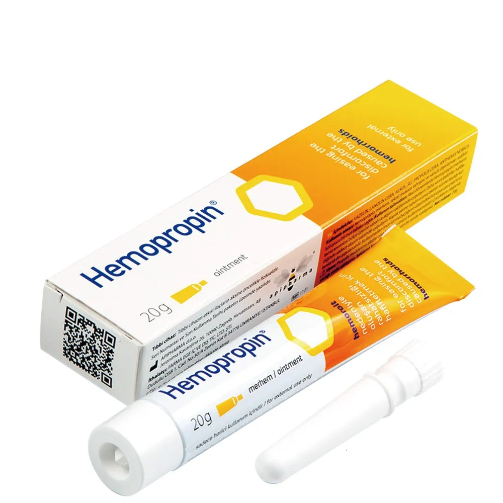【ApiPharma 艾貝瑪】Hemopropin 痔瘡傷口保護軟膏-3入組(20g/入)