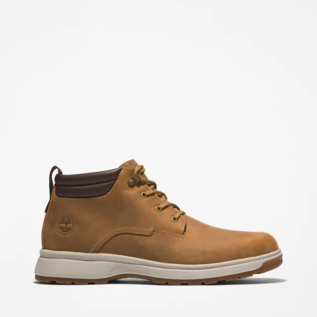 【Timberland 官方旗艦】男款小麥色防水中筒靴(A5SAM231)