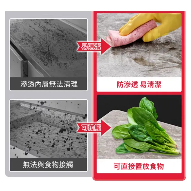 【靚白家居】岩板中島台電器架 125公分(電器置物架 廚房架子 中島櫃 電器櫃 廚房收納架)