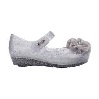 【Melissa】小花魚口瑪莉珍鞋-幼童(銀色)