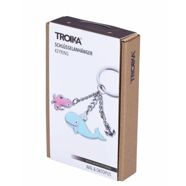 【Troika】雙11 海洋鑰匙圈-鯨魚/章魚/錨(海洋風格設計獨特)