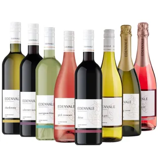 【小旭山脈】EDENVALE 伊威-2瓶優惠 無酒精紅酒/白酒/氣泡酒/粉紅酒 750ml/瓶(送禮、宴會的新寵)(零酒精)