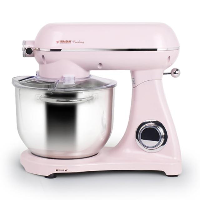 【山崎】6L專業高效全金屬攪拌機 SK-Q6(薔薇粉)